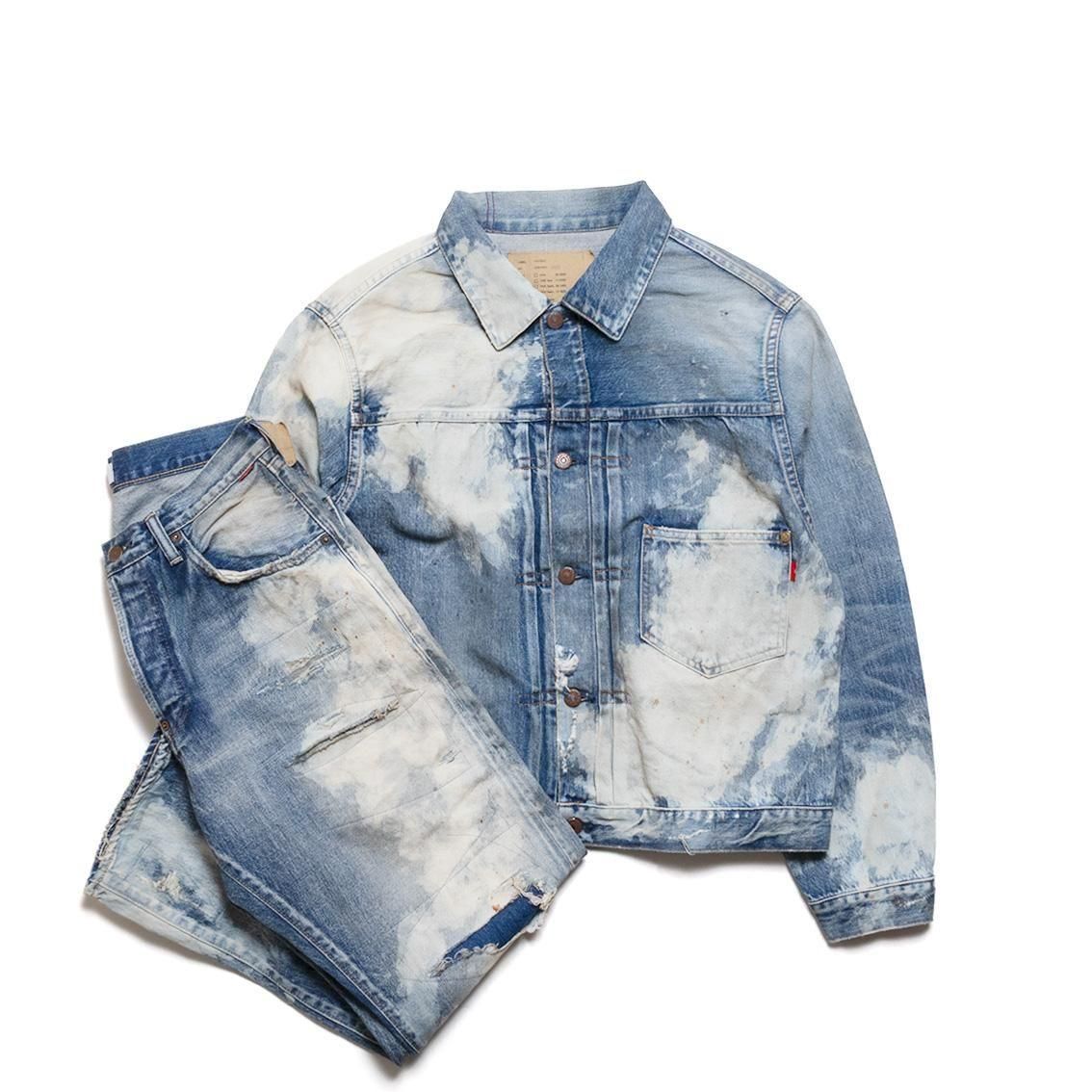 ANACHRONORM / アナクロノーム]HARD REMAKED FRONT TUCK DENIM