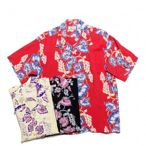 [SUN SURF / 󥵡]<br>RAYON HAWAIIAN SHIRT ISLAND FLOWER CHAIN Ⱦµ 졼 ϥ磻󥷥 SS39425