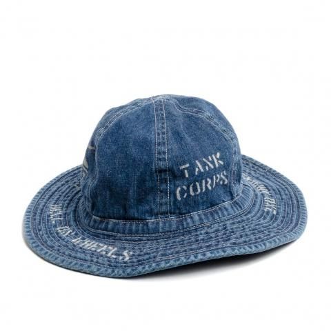 [BUZZ RICKSON'S / Хꥯ]<br>HAT, WORKING, DENIM VINTAGE WASHED STENCIL ǥ˥  ϥå ƥ󥷥 BR02850