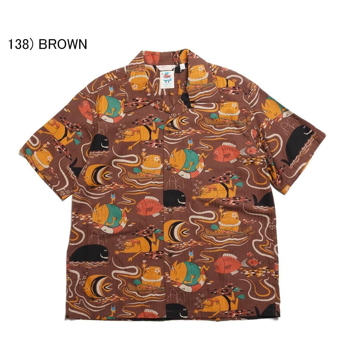 SUN SURF / サンサーフ]DOBBY COTTON OPEN SHIRT “OCEAN