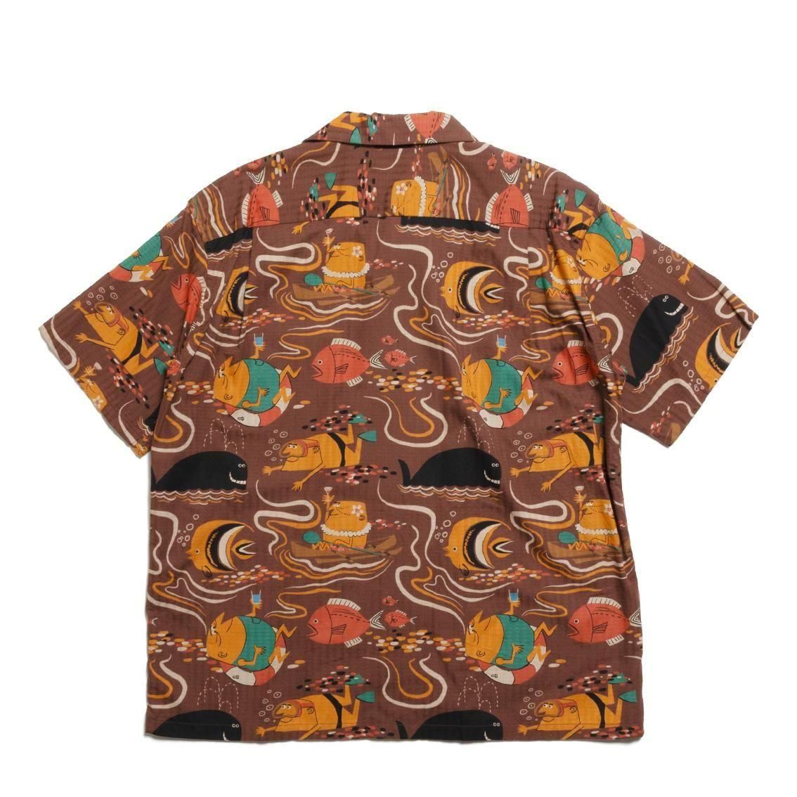 SUN SURF / サンサーフ]DOBBY COTTON OPEN SHIRT “OCEAN ACTIVITIES