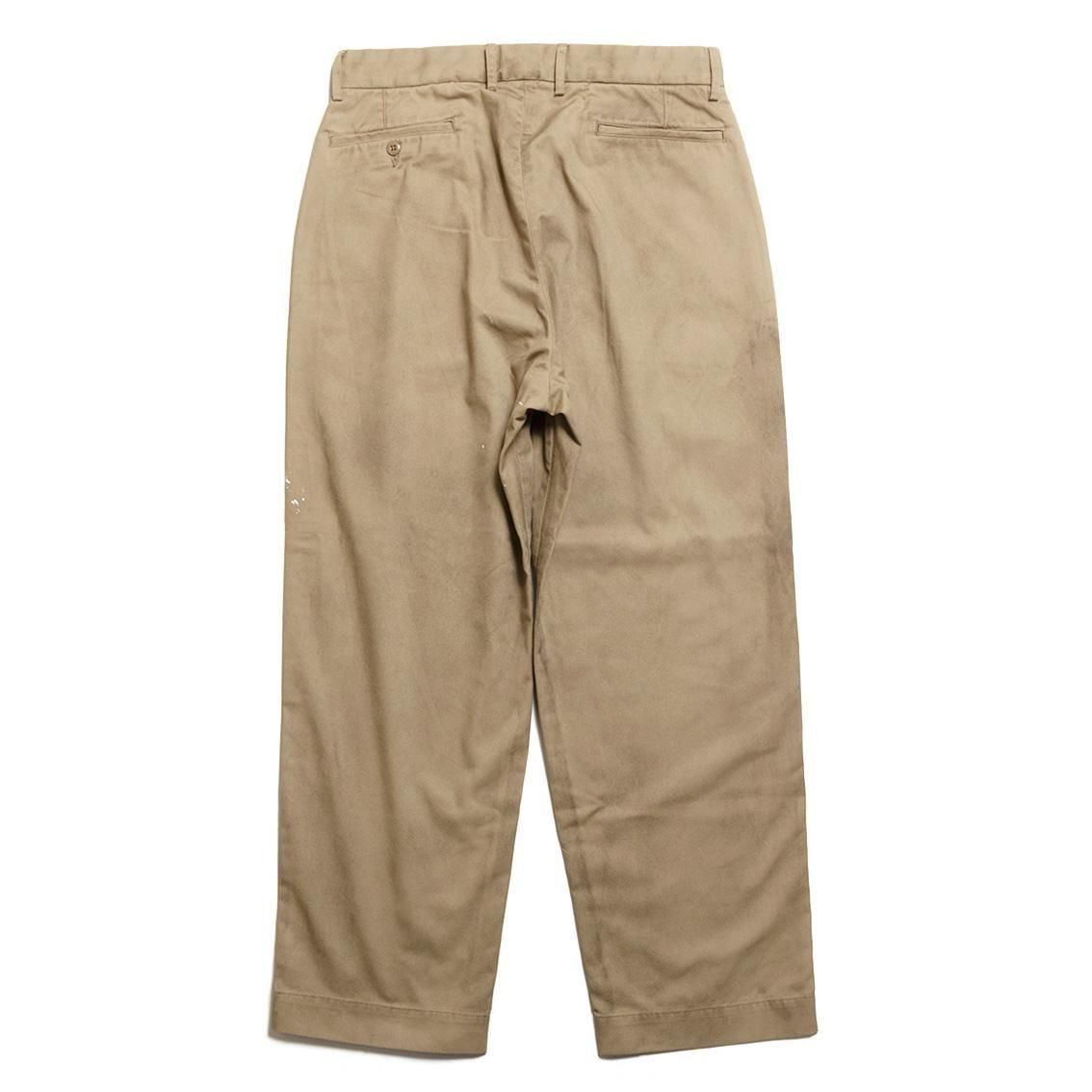 ANACHRONORM / アナクロノーム]PAINTED NO TUCK WIDE CHINO