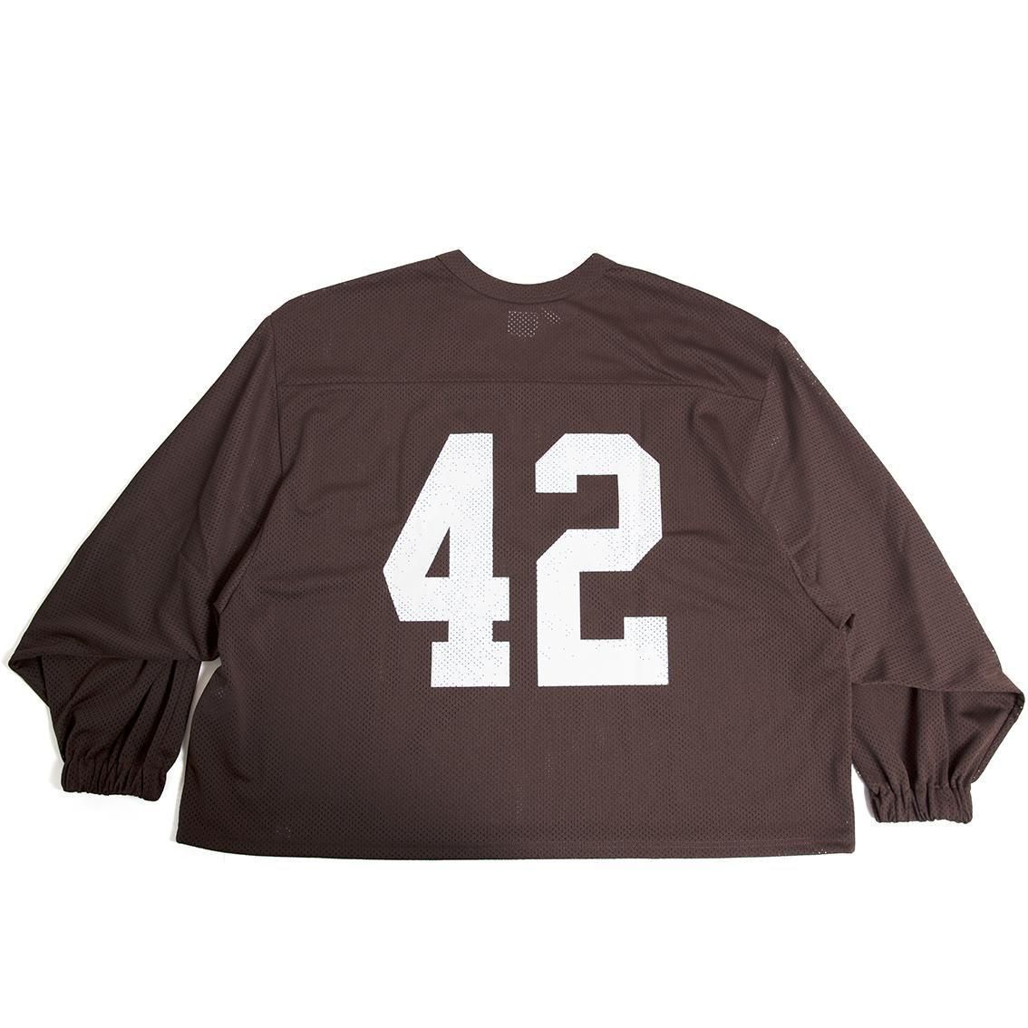 WOODBLOCK 42 MESH FOOTBALL SHIRT ウッドブロック WOODBLOCK / ウッドブロック]42 MESH FOOTBALL LS SHIRT