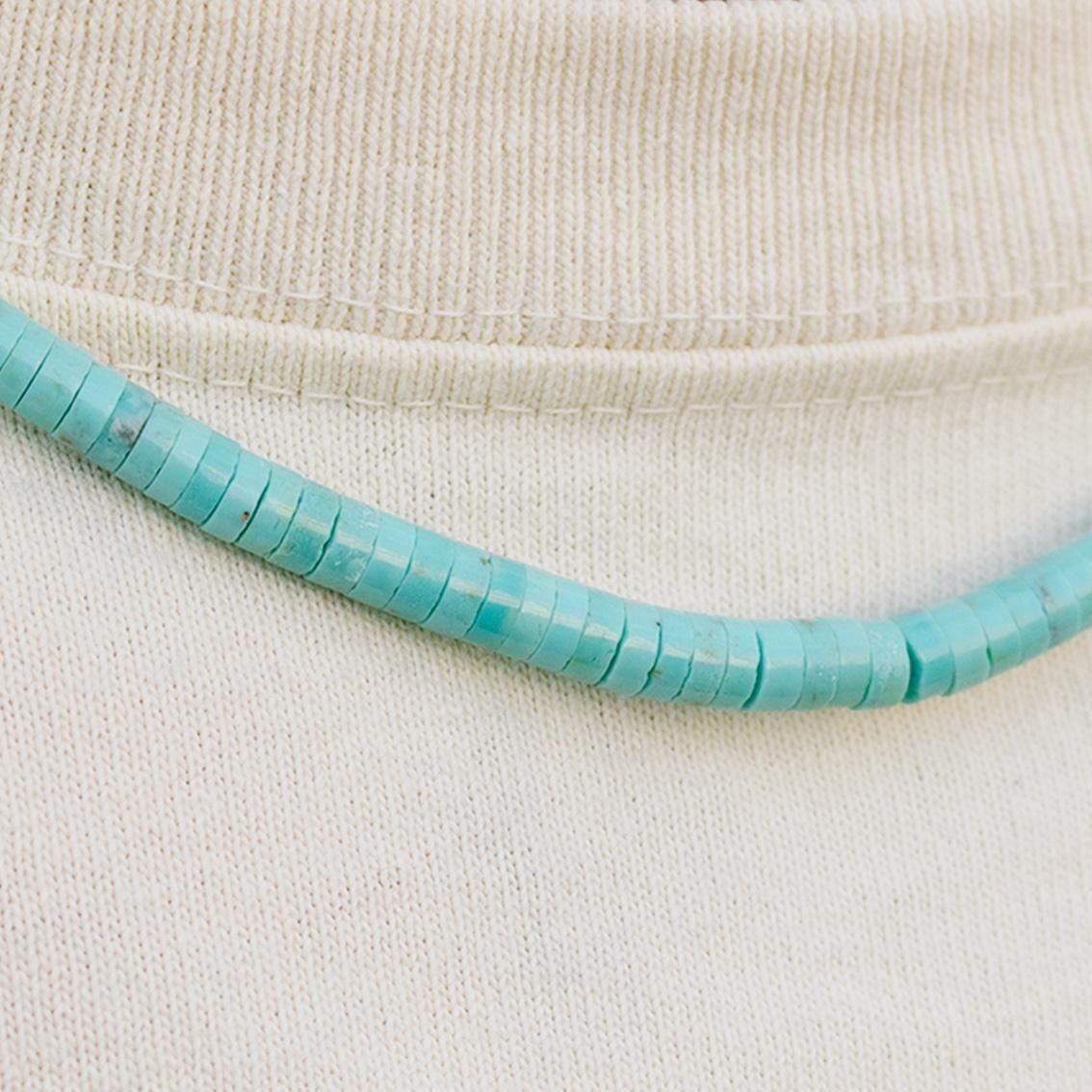 カルヴィンロバト　ヒシネックレス サントドミンゴ　インディアンジュエリー INDIAN JEWELRY / インディアンジュエリー]SANTO DOMINGO ヒシ