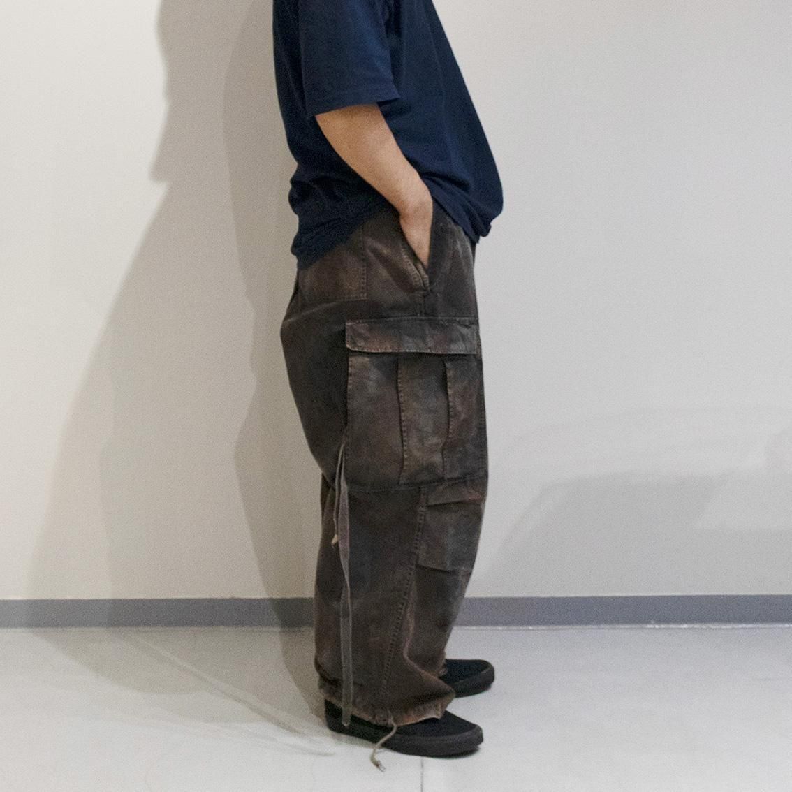 anachronorm　アナクロノーム　加工ワークパンツ ANACHRONORM Rinsed Denim Painter Pants [INDIGO] - Fresh