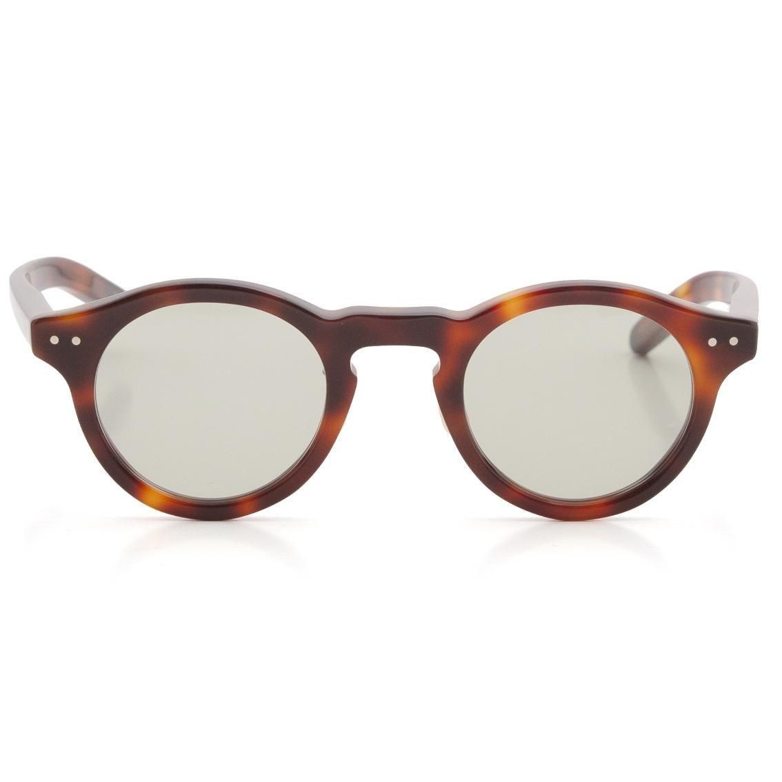 【ほぼ未使用】エナロイド　サングラス　クリアベージュ　グリーン　EnaLloid ほぼ未使用】エナロイド サングラス クリアベージュ グリーン EnaLloid