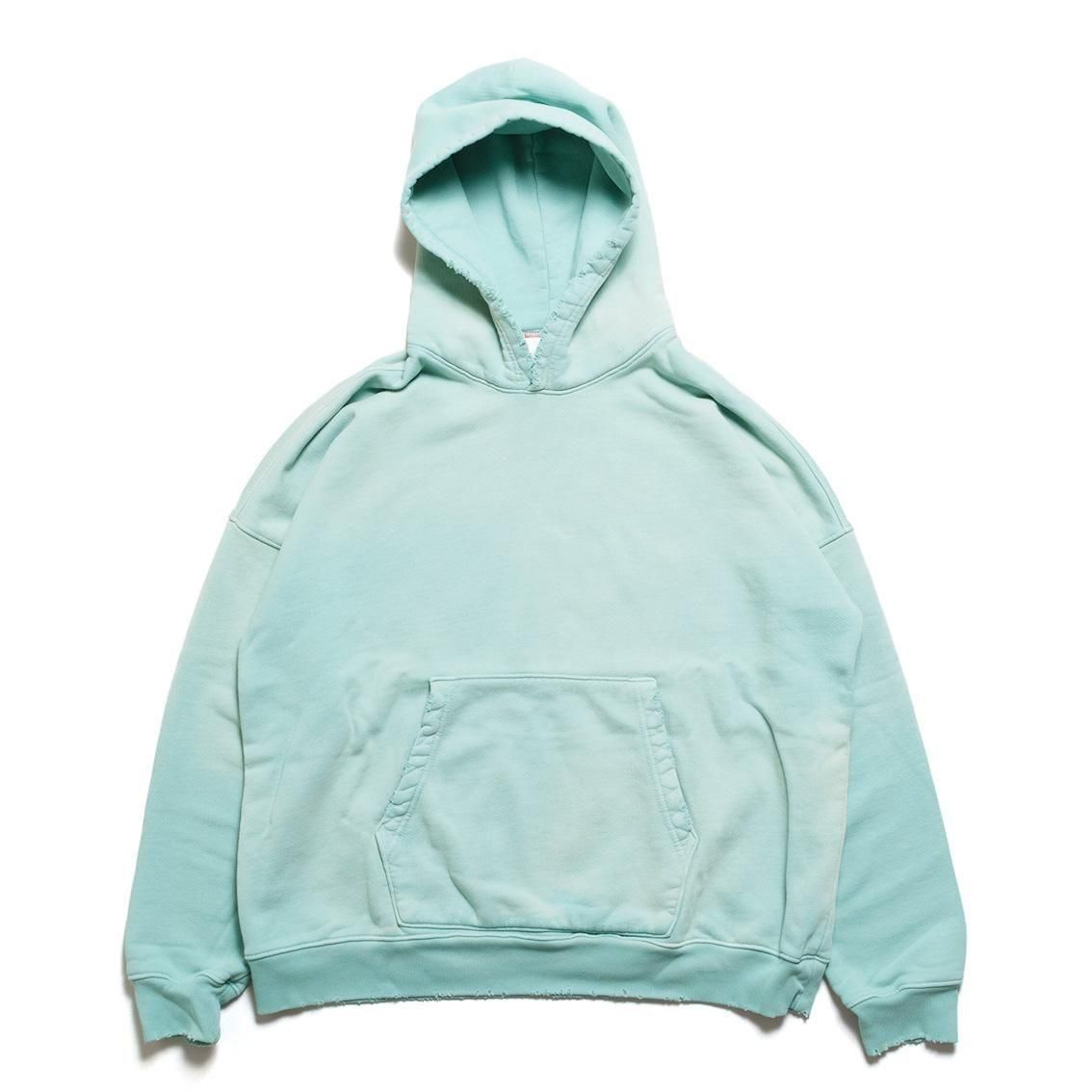 MOOJIMOOJI / ムージムージ]OVERSIZED CROP HOODIE AGED プルオーバー