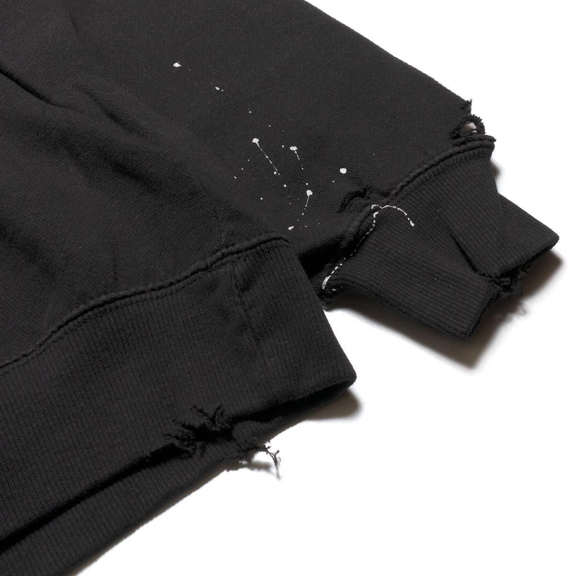 MOOJIMOOJI / ムージムージ]CLASSIC CREW SPLATTER クルーネック