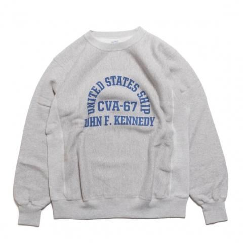 [BUZZ RICKSON'S / Хꥯ]<br>HORIZONTAL KNITTING SWEAT SHIRT CVA-67 J.F. KENNEDY 롼ͥåå