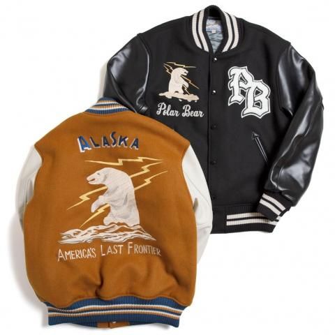 [WHITESVILLE / ۥ磻ĥӥ]<br>30oz. WOOL MELTON AWARD JACKET ȥ ɥ㥱å POLAR BEAR WV15784