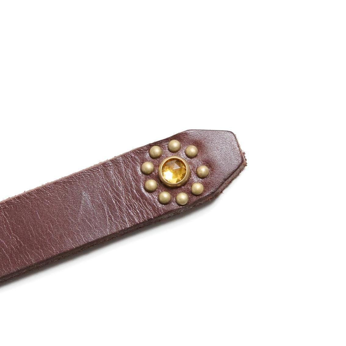 HTC / エイチティーシー]Belt 25TH 1POINT END FLOWER STONE 0.75