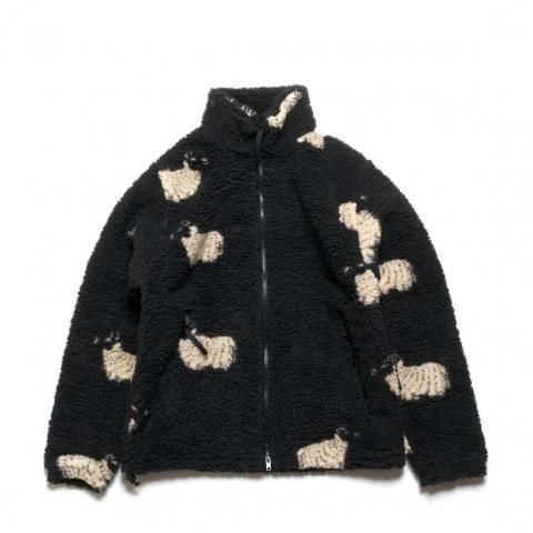 [FARFIELD ORIGINAL / եեɥꥸʥ]<br>FELL JACKET ե꡼㥱å BLACK SheepLamb ꥹ