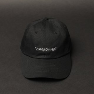 TEARS OF SWAN-FONT LOGO EMBROIDERYT COTTON CAP