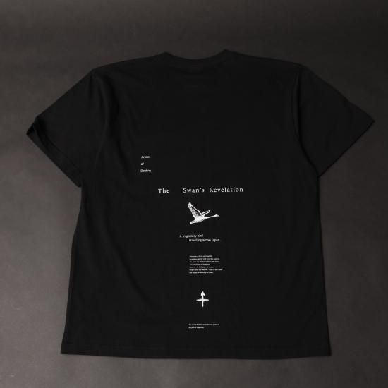 tears of swan tシャツ　ブラック　デザインTシャツ　メンズ TEARS OF SWAN-10TH anniversary T SHIRTS - Tears of Swan