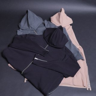 TEARS OF SWAN-SIDE ZIP SWEAT LONG PARKER