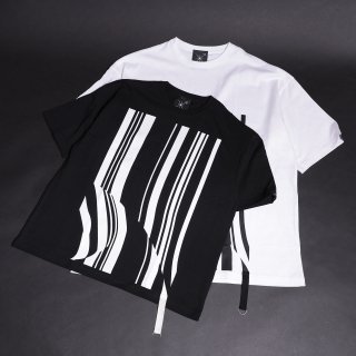 TEARS OF SWAN-11TH ANNIVERSARY STRIPE BIG T SHIRTS