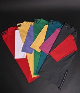 <img class='new_mark_img1' src='https://img.shop-pro.jp/img/new/icons5.gif' style='border:none;display:inline;margin:0px;padding:0px;width:auto;' />TEARS OF SWAN-3/4SLEEVE CRAZY COLOR BIG T SHIRTS(12ȯϡ