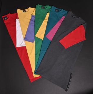 <img class='new_mark_img1' src='https://img.shop-pro.jp/img/new/icons5.gif' style='border:none;display:inline;margin:0px;padding:0px;width:auto;' />TEARS OF SWAN-3/4SLEEVE CRAZY COLOR BIG ONE PIECE(12ȯϡ