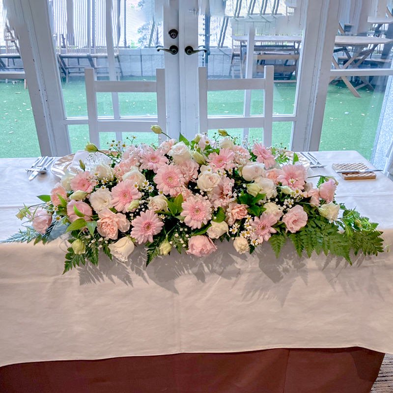 円高還元 高砂装花 ラナンキュラス 豪華 一点物 造花 結婚式 テーブル 