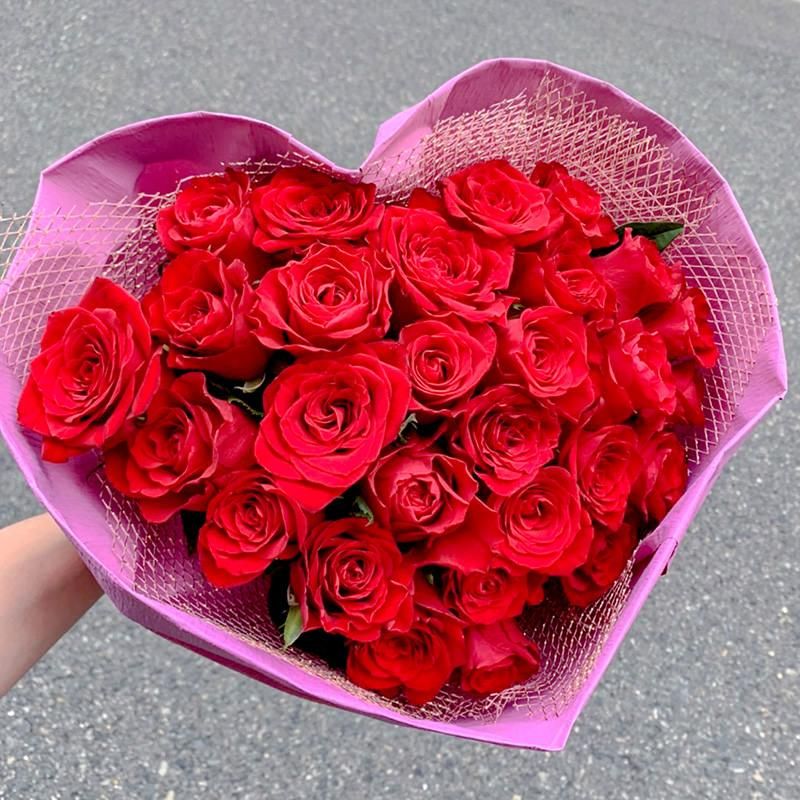 ハート型ブーケ | 京都祇園・河原町の花屋 フラワー&バルーンBLOSSOM