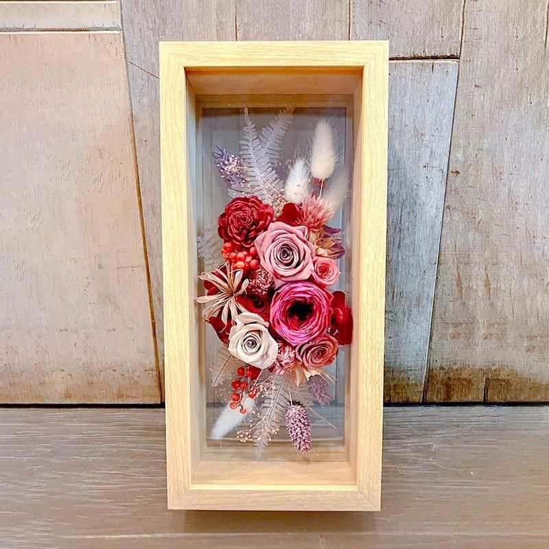 プリザーブドフラワー ガラスフレーム | 京都祇園・河原町の花屋