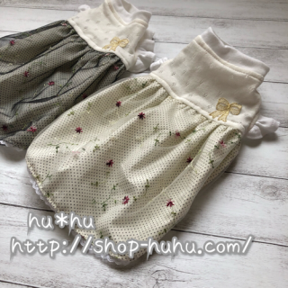 ドット&フラワーチュールワンピ*white<img class='new_mark_img2' src='https://img.shop-pro.jp/img/new/icons1.gif' style='border:none;display:inline;margin:0px;padding:0px;width:auto;' />