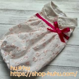 お花の刺繍*バルーン(pink)