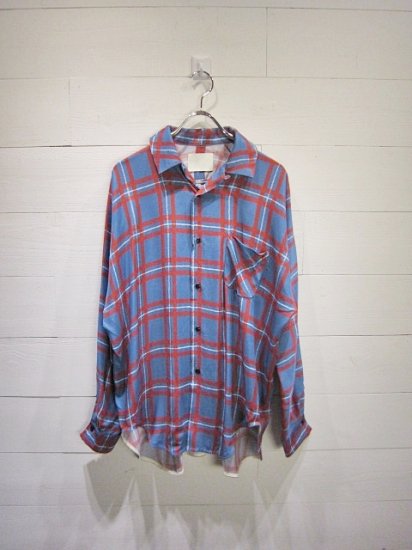 NEON SIGN Elliot Dress Down Shirt Blue - Laid back(レイドバック