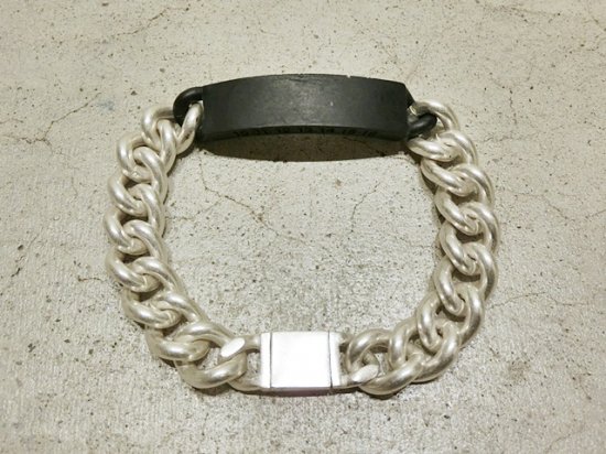 Maison Margiela ID Plate Chain Bracelet - Laid back(レイドバック 