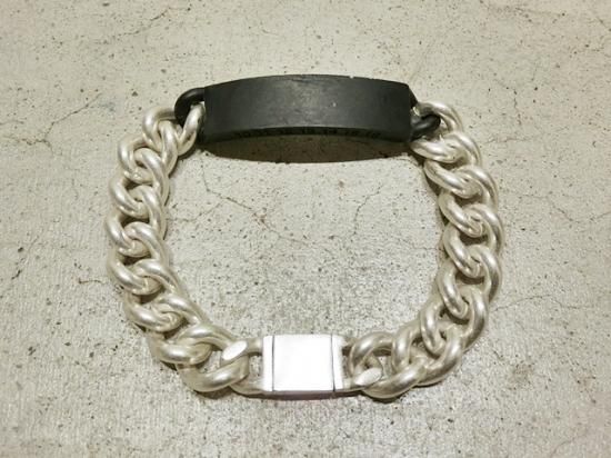 Maison Margiela ID Plate Chain Bracelet - Laid back(レイドバック