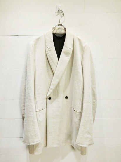 ESSAY Double Tailored Jacket Ivory - Laid back(レイドバック