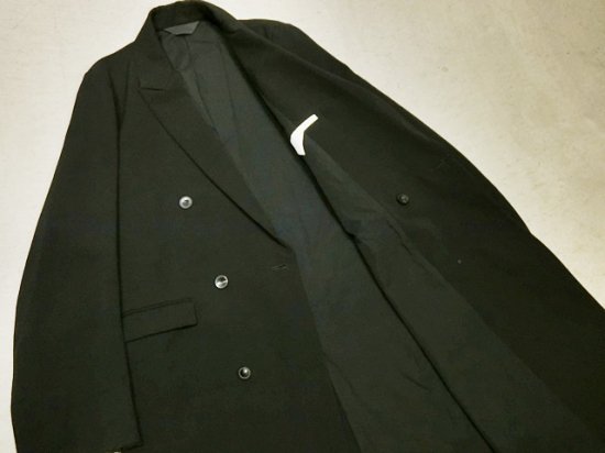 ESSAY Double Chester Coat Black - Laid back(レイドバック) | 千葉