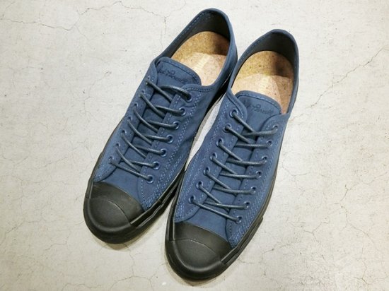 converse Jack Purcell Peached Textile Navy×Black - Laid back