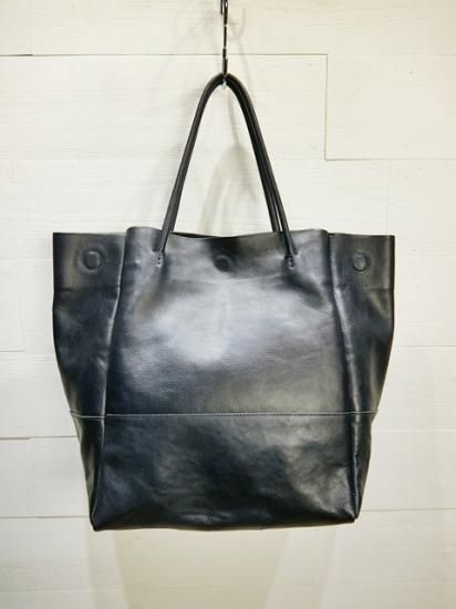 NL Nicholas Leather Tote Bag Navy - Laid back(レイドバック) | 千葉