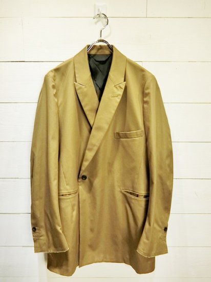 ESSAY Peaked Lapel Taylored Jacket Camel - Laid back(レイドバック