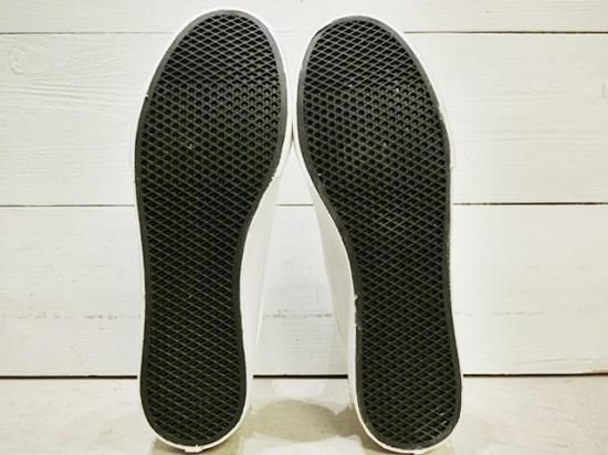 Vans SK8-HI Slim Zip Punching Leather White - Laid back