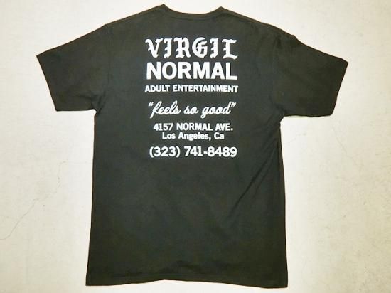 VIRGIL NORMAL Print T-Shirt Black - Laid back(レイドバック VIRGIL NORMAL Print T-Shirt Black - Laid back(レイドバック