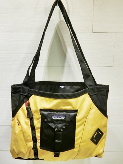 Dead Stock】patagonia Lotus Design Remade PFD Tote Bag Yellow