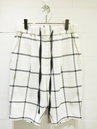 3.1 Phillip Lim Tapered Leisure Short Pants White×Black×Beige