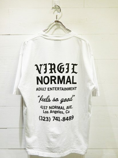 VIRGIL NORMAL Print T-Shirt White - Laid back(レイドバック) | 千葉