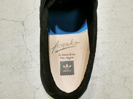 adidas skateboarding Acapulco Penny Loafer Black×Gum - Laid back