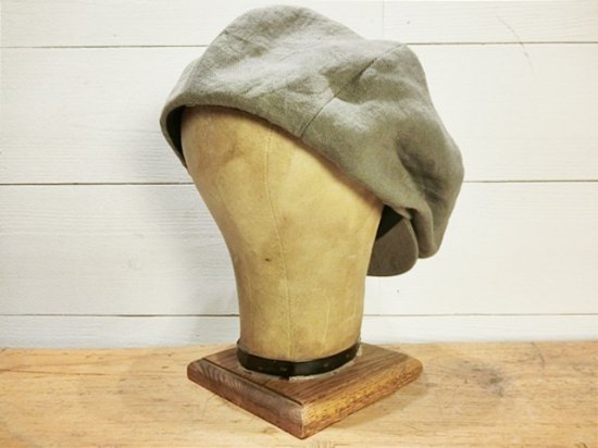 COMESANDGOES LINEN BIG CASQUETTE L.Grey - Laid back(レイドバック