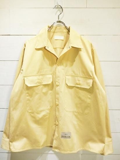 NEON SIGN WORKERS SHIRT “L/S” Yellow - Laid back(レイドバック