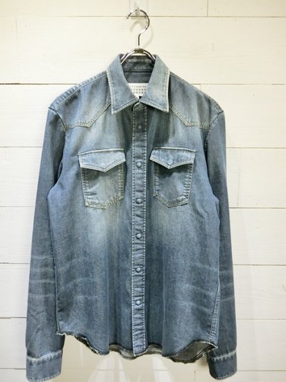 Maison Margiela Denim Western Shirt Used Indigo - Laid back(レイドバック) | 千葉 柏  セレクトショップ ESSAY,the Sakaki,NEON SIGN,ATELIER BETON,gourmet jeans,O-,R.M GANG,crepuscule,NL,COMESANDGOESなど国内ブランドと海外直接買い付けを織り交ぜたショップの  ...