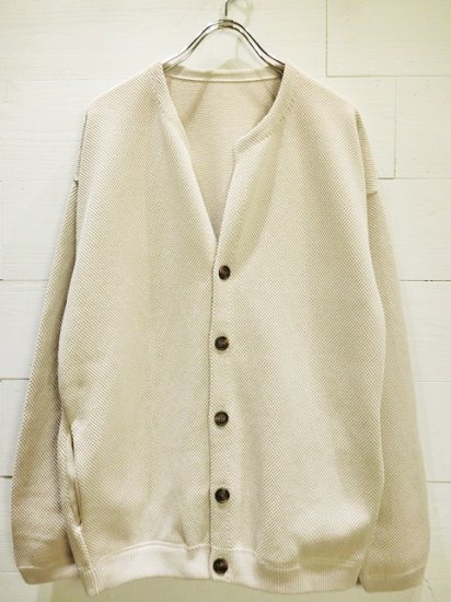 crepuscule（クレプスキュール） 2018AW moss stitch cardigan 鹿の子