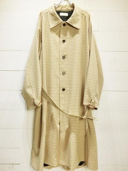 NEON SIGN（ネオンサイン） 2018AW BAL COLLAR COAT バルカラーコート Cream Yellow - Laid  back（レイドバック）| 千葉県 柏市 取り扱い 店舗 セレクトショップ 通販