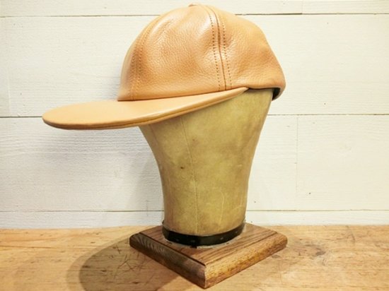 COMESANDGOES（カムズアンドゴーズ） 2018SS LEATHER CAP レザーキャップ Camel - Laid  back（レイドバック）| 千葉県 柏市 取り扱い 店舗 セレクトショップ 通販