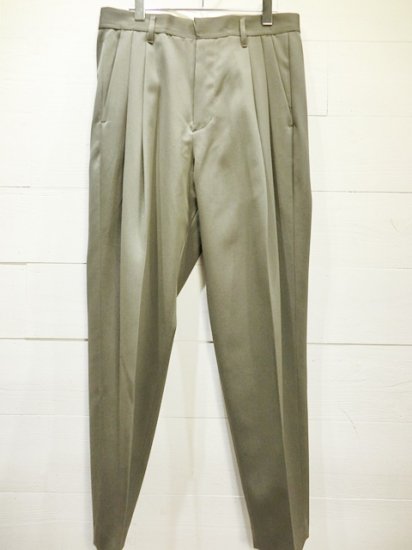 stein（シュタイン） 2019AW TWO TUCK WIDE TROUSERS 2タックワイドトラウザーズ Br.Khaki - Laid  back（レイドバック）| 千葉県 柏市 取り扱い 店舗 セレクトショップ 通販