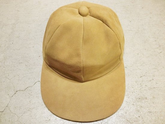 COMESANDGOES（カムズアンドゴーズ） 2020AW 20AW SHEEP SUEDE CAP シープスウェードキャップ Beige -  Laid back（レイドバック）| 千葉県 柏市 取り扱い 店舗 セレクトショップ 通販