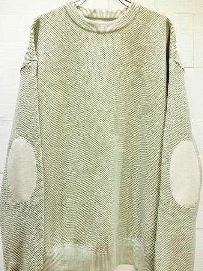 crepuscule（クレプスキュール） 2019AW moss stitch L/S sweat